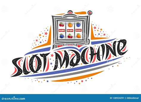 Vector Logo for Slot Machine Stock Vector - Illustration of concept, emblem: 138924291