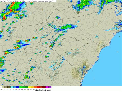 Harrisburg NC tornado of 3 March 2012 Regional reflectivity mosaic