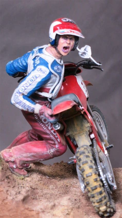 Honda Dirt Bike, Dirt Bikes, Motorcycle Art, Bike Art, Model Kits, Car Model, Trial Bike, Model ...