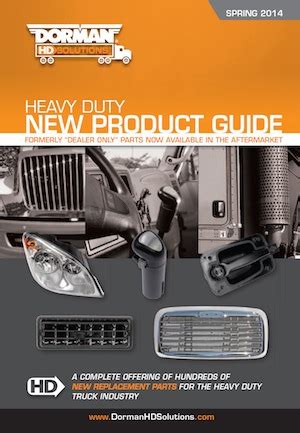 Dorman Products Announces New 2014 Heavy Duty New Product Guide