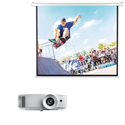 Optoma HD27e 1080p Home Entertainment Projector & Pyle PRJELMT106 ...