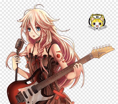 Descarga gratis | Guitarra anime musica megurine luka ia, guitarra, manga, fondo de pantalla de ...