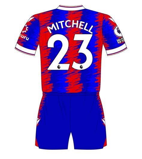 Crystal-Palace-2022-2023-home-number-23-Mitchell – MuseumofJerseys.com