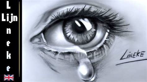 Eye With Tear Drawing Step By Step