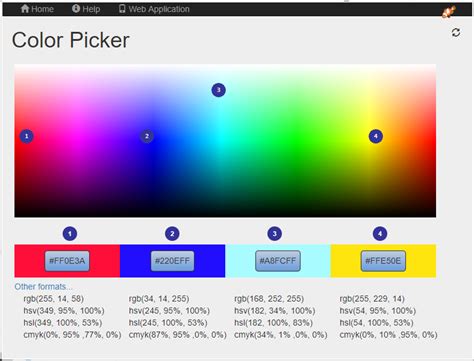 Online Color Picker (HTML Color Picker)