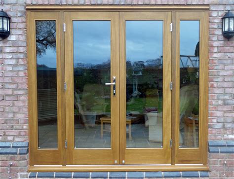 French doors with two sidelights - Idigbo-framire - Sanderson's Fine Furniture & Joinery Ltd