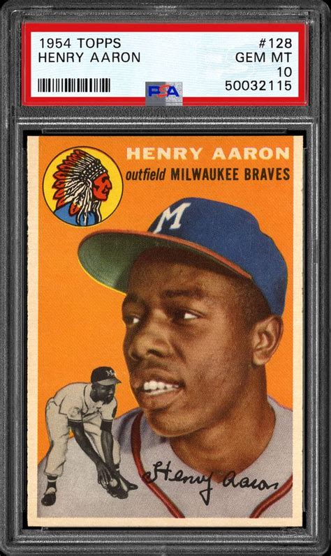 1954 Topps Henry Aaron | PSA CardFacts®