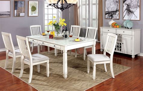 White Dining Room Table Sets : 11 Piece Dining Room Set - HomesFeed - Sitting around the dining ...