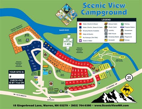 Campground Map Template