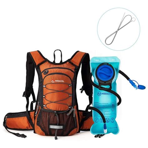 MIRACOL Hydration Backpack with 2L Water Bladder, Insulated Water ...