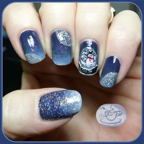 Snow-Globe-Nail-Art | Finger nail art, Christmas nail art, Snow globe nails