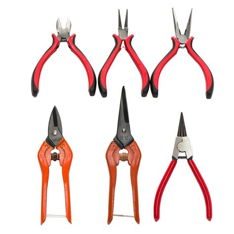 1 Piece Red Handle Diagonal Pliers/Opening Pliers/Long Nose Pliers ...