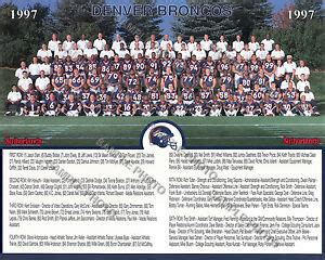 1997 DENVER BRONCOS SUPER BOWL 32 CHAMPIONS 8X10 TEAM PHOTO ELWAY DAVIS SMITH | eBay