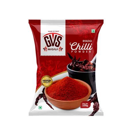 Byadgi Chilli Powder 100g - GVS Foods