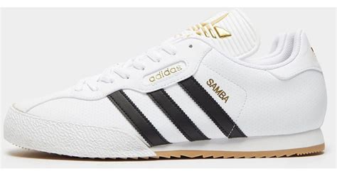 adidas Originals Samba Super in White for Men | Lyst UK