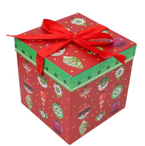 1pc/3pc Christmas Gift Box Large Present Wrapping Box Ribbon Festive Xmas Boxes | eBay