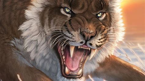 10 Best Saber Tooth Tiger Wallpapers FULL HD 1920×1080 For PC ...