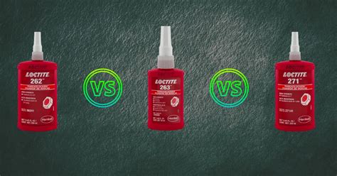 Loctite 262 vs. 263 vs. 271 – Sticky Aide