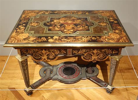 File:Table, Andre-Charles Boulle, Paris, c. 1670-1680, marquetry of ...