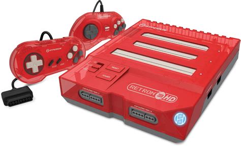 Hyperkin RetroN 3 HD Console for NES, SNES,Super Famicom, Genesis/Mega Drive Red | eBay