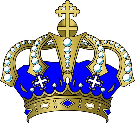 Royal Blue Crown Clipart - Full Size Clipart (#1918488) - PinClipart