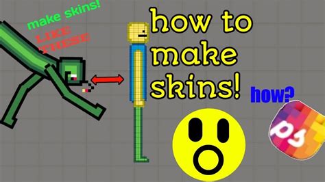 How to make your own skins/ characters in melon playground! ( tutorial ...