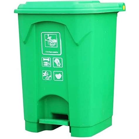 DEL UK 50L Step-On / Pedal Waste Bin- Green - TilyExpress Uganda