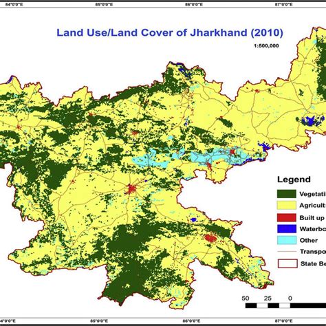 Land use land cover (LULC) map of Jharkhand. | Download Scientific Diagram