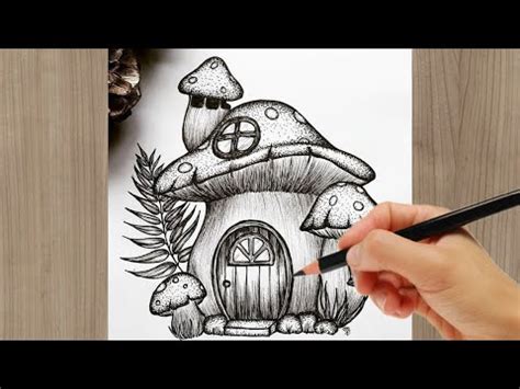 Drawing A Fairytale House - Drawing Tutorial - YouTube