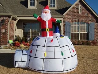Inflatable Igloo | This is my inflatable igloo for Christmas… | Flickr