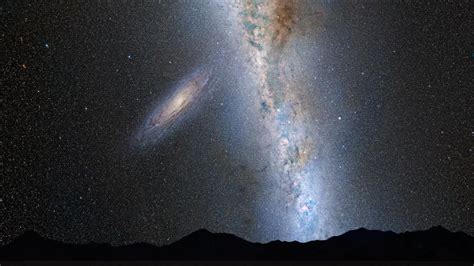 Our Night Sky When We Collide With Andromeda In... - Science Llama