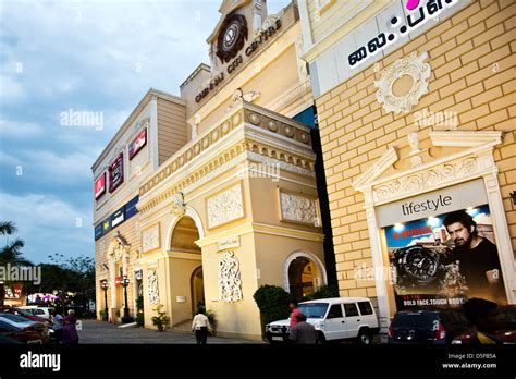 Entrance of a shopping mall, Chennai Citi Centre, Mylapore, Chennai ...