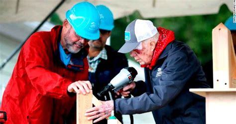 Former President Jimmy Carter Builds Habitat For Humanity Home Despite ...