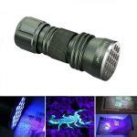 LingsFire 21 LED UV Ultra Violet Blacklight Pocket Flashlight for Spotting Scorpions and Bed ...