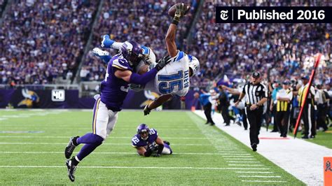 With an Overtime Flourish, Lions Rally Against the Vikings - The New York Times