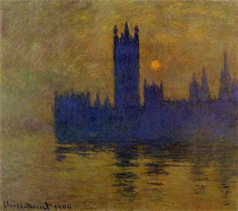 Houses of Parliament, Sunset 02, 1904 - Claude Monet - WikiArt.org