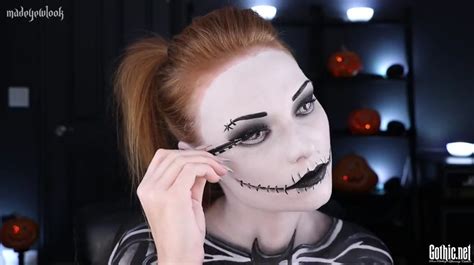 Impeccable Jack Skellington Halloween Makeup Tutorial | Gothic.net