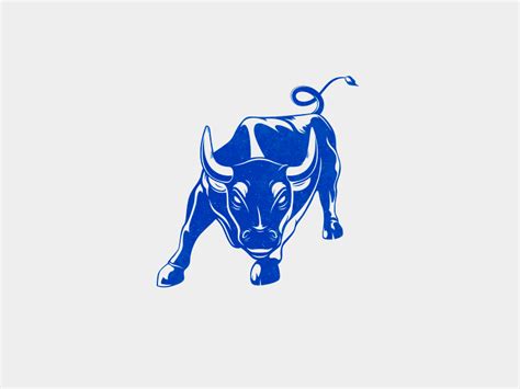 Wall Street Bull by Alan on Dribbble