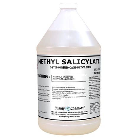 Quality Chemical Company - Methyl Salicylate - Tech Grade