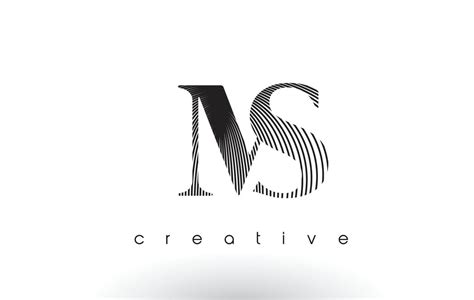 MS Logo Design With Multiple Lines and Black and White Colors. 4912999 Vector Art at Vecteezy