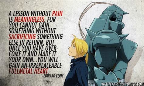 Pin by cindy richerson on Full Metal Alchemist | Fullmetal alchemist quotes, Edward elric ...