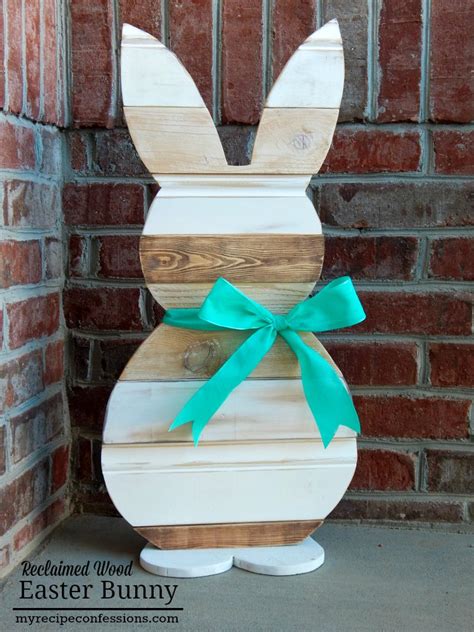 Reclaimed Wood Easter Bunny