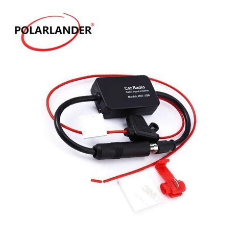 Universal Auto FM/AM Antenna Booster 12V Waterproof Radio Signal ...