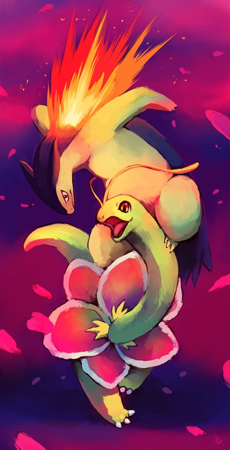 Meganium and Typhlosion Duo by purplekecleon on deviantART | Pokemon ...