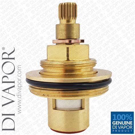 1/2" Tap Cartridge Replacement - 52mm Height - 34mm Fitting - 20 Splines - Hot Side