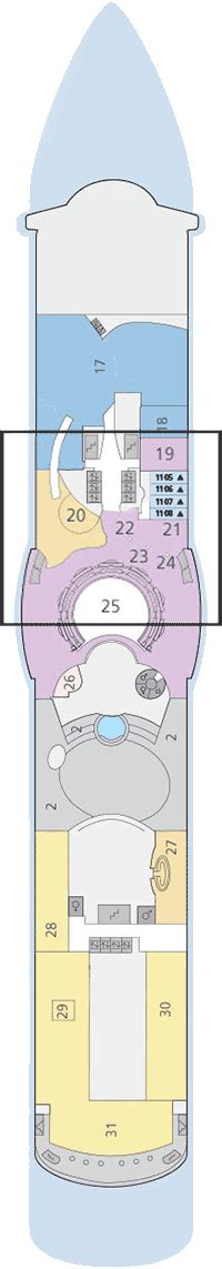 Deck plan M/S AIDAblu from 19/01/2017