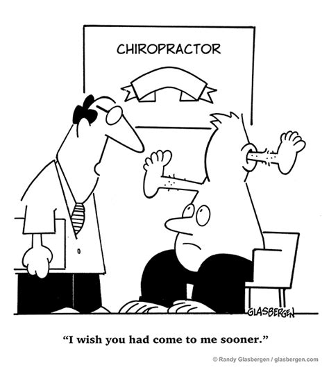 Chiropractor Cartoons - Randy Glasbergen - Glasbergen Cartoon Service