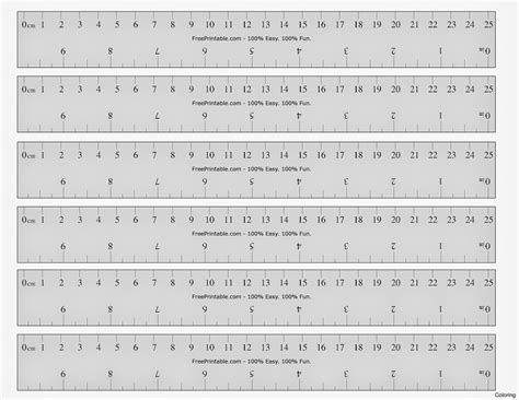 Centimeter Cube Ruler Printable