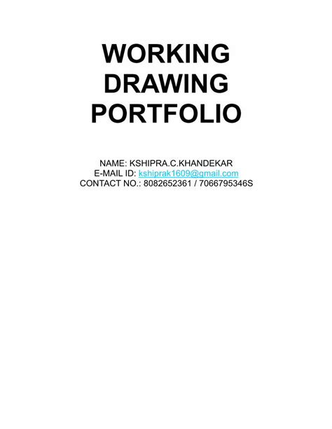 (PDF) WORKING DRAWING PORTFOLIO - DOKUMEN.TIPS