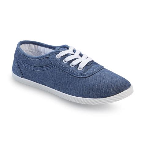 Basic Editions Women's Eavan Casual Canvas Shoe - Denim